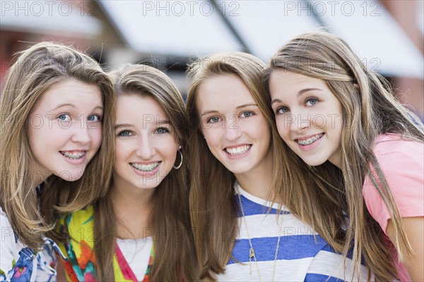 Caucasian friends hanging out together