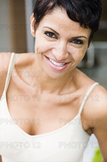 Cape Verdean woman smiling