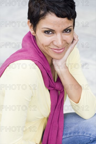 Cape Verdean woman smiling