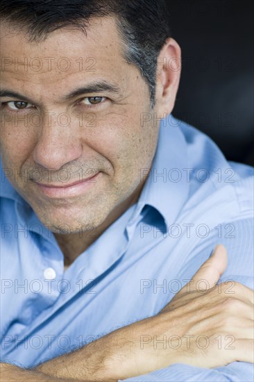 Hispanic man smiling