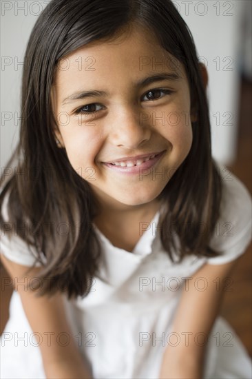 Close up of smiling girl