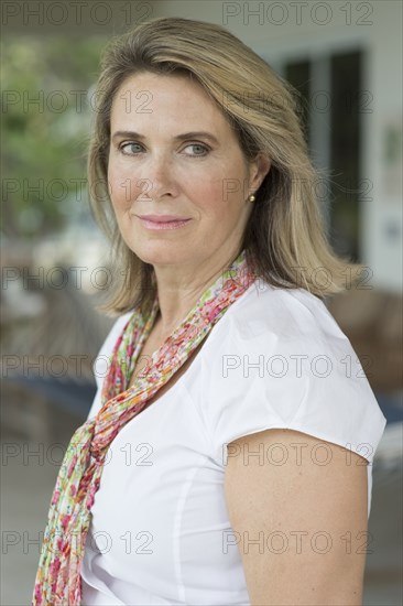 Older Caucasian woman standing outdoors