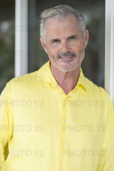 Older Caucasian man smiling