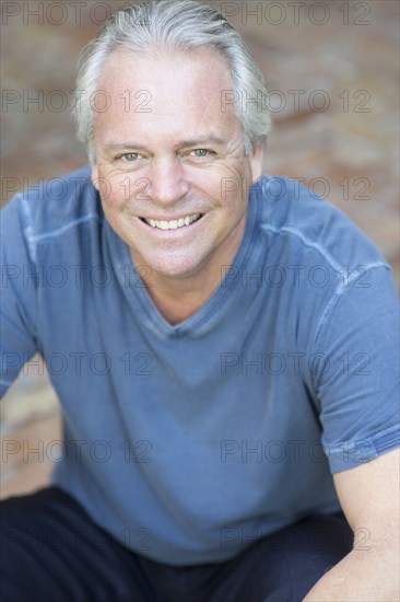 Caucasian man smiling