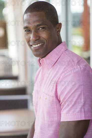 Portrait of smiling Black man