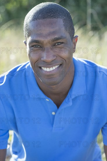 Portrait of smiling Black man