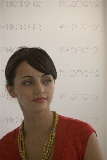 Portrait of young woman