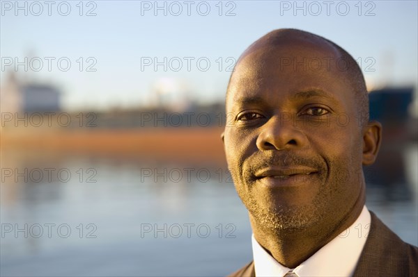 Portrait of African American businessman