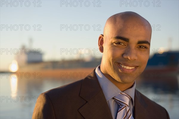 Portrait of African American businessman