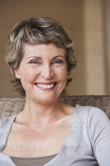 Woman smiling