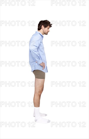 Caucasian businessman wearing shirt