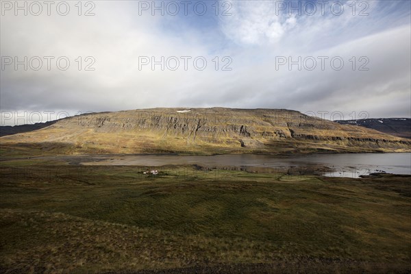 Hills in remote landscape