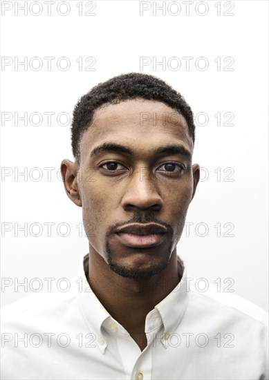 Portrait of serious Black man