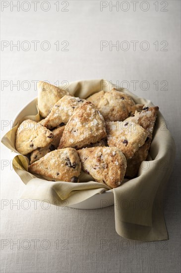 Scones in basket