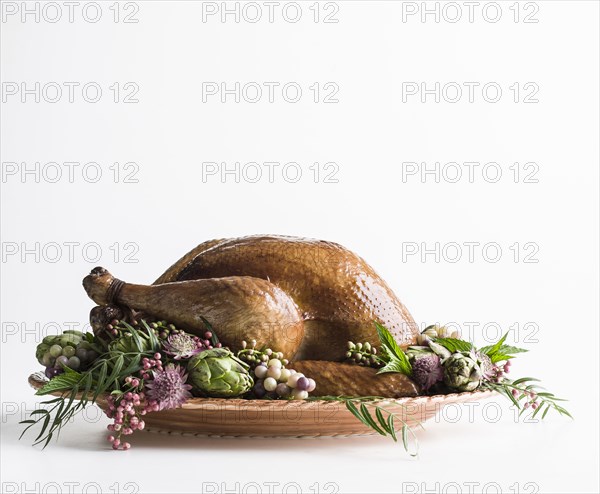 Whole roasted turkey