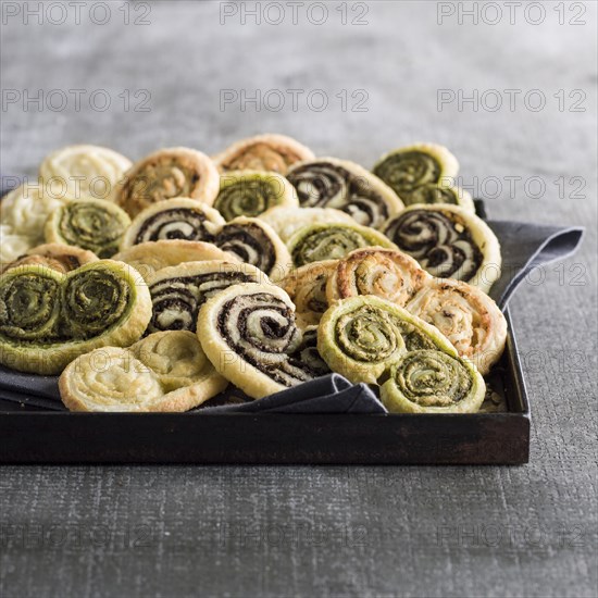 Tray of palmiers