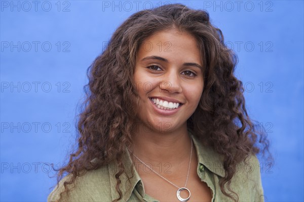 Smiling African American woman