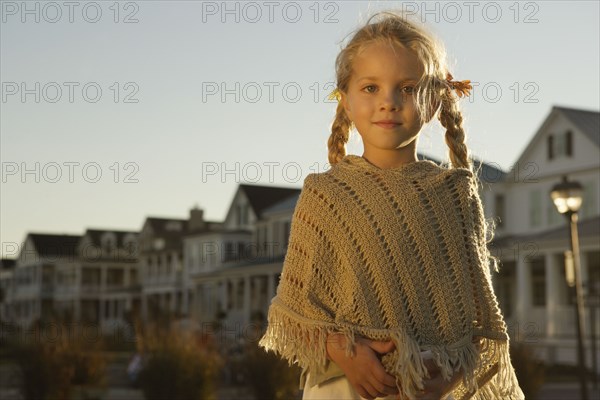 Young girl smiling