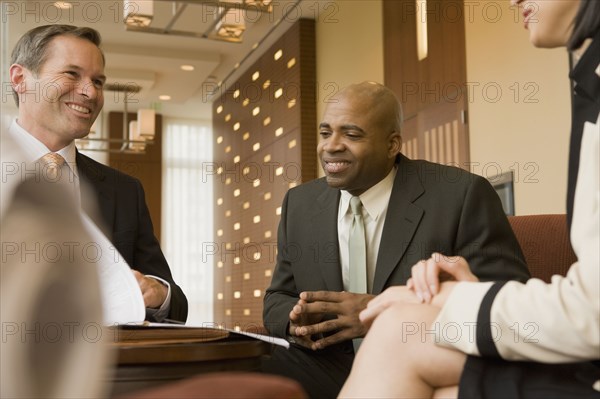 Multi-ethnic business people meeting