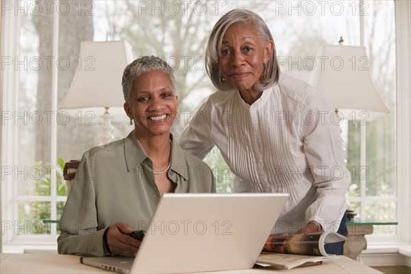 Black businesswoman working together