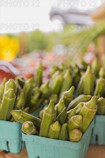 Close up of produce at farmers market