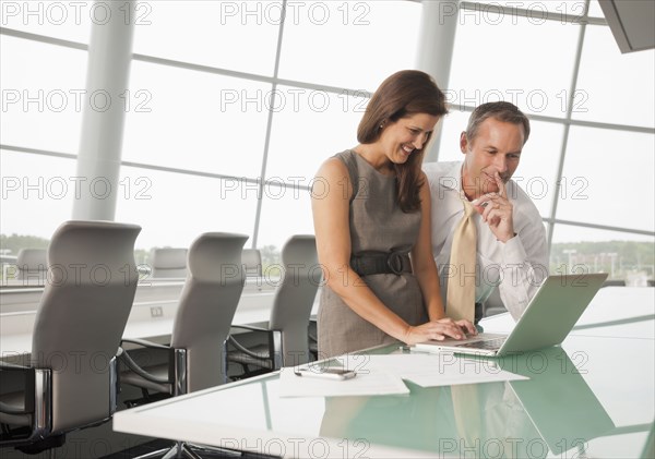 Business people working in conference room