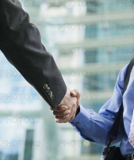 Businessmen shaking hands