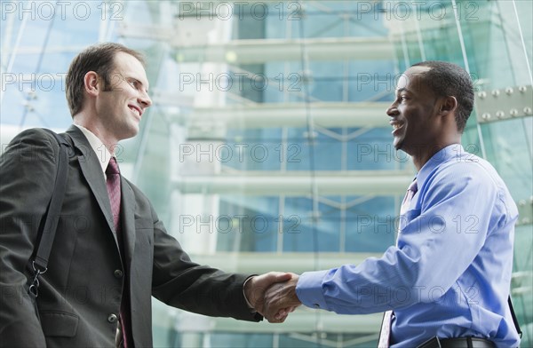 Businessman shaking hands