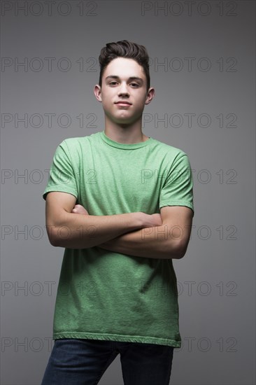 Portrait of smiling Caucasian boy