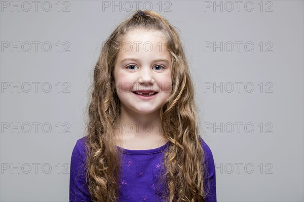 Portrait of smiling Caucasian girl