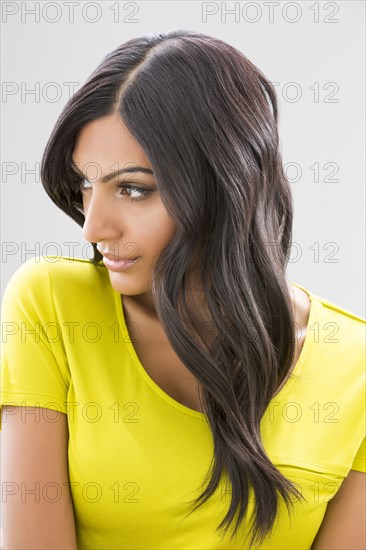Portrait of serious Indian woman