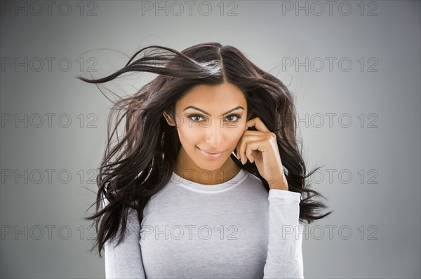 Portrait of smiling Indian woman