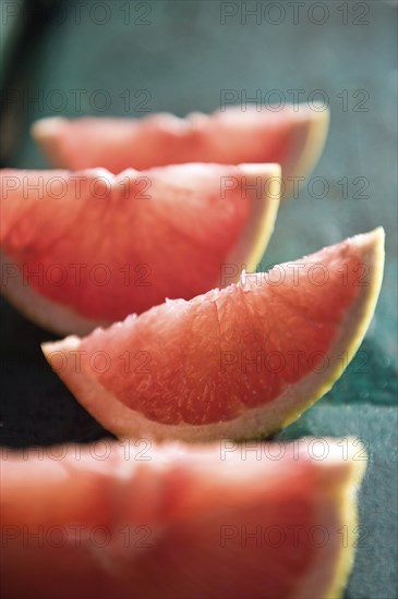 Slices of grapefruit