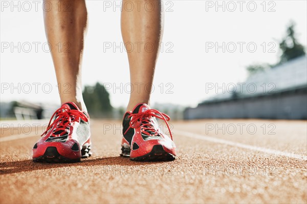 Male athlete's shoes