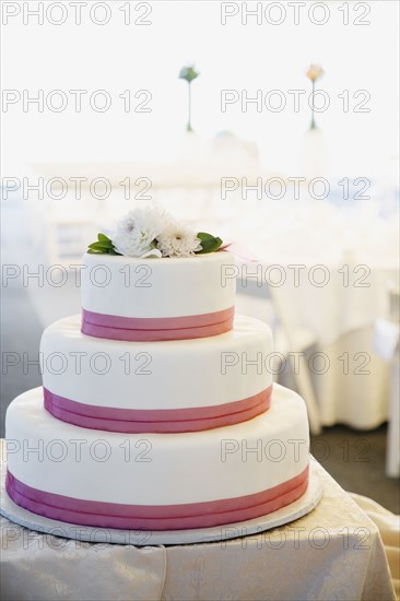 Close up of wedding cake