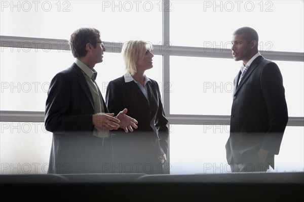 Business people talking in office