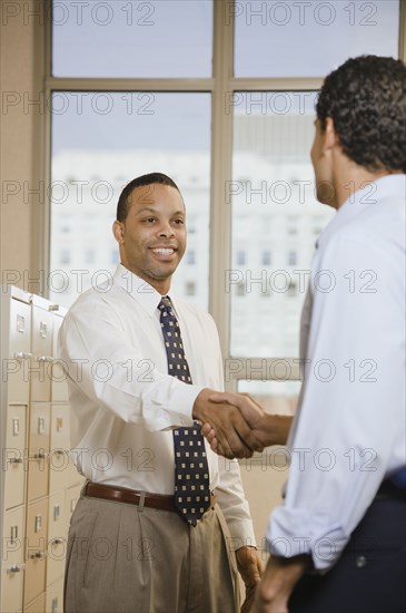 Businessmen shaking hands