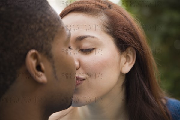 Couple kissing