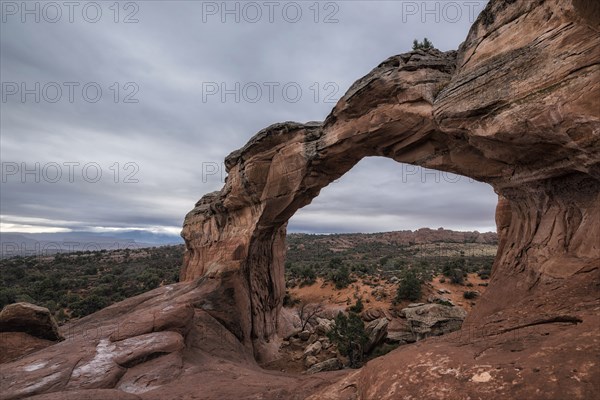 Rock formation in Arches National Park