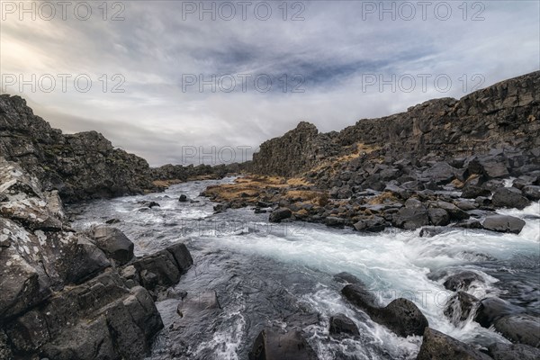 River flowing over rocks