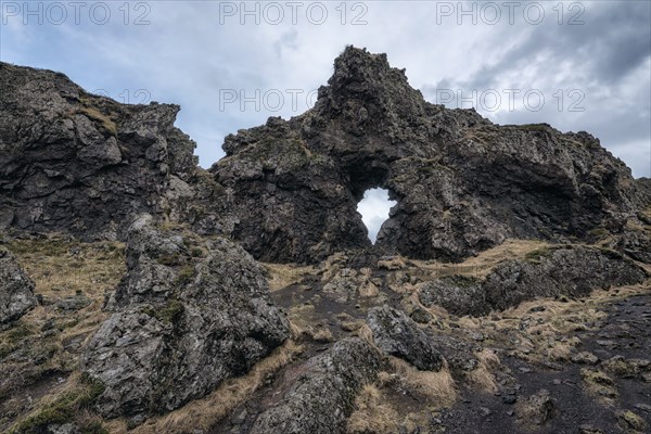 Arch in rock formation