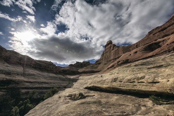 Clouds over canyonlands in Moab