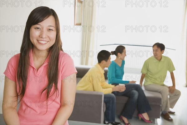 Chinese woman smiling