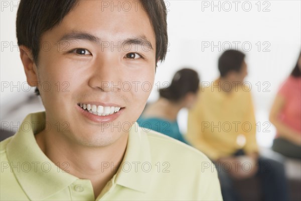 Chinese man smiling