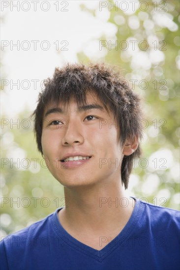 Chinese man smiling