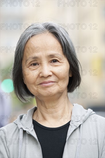 Smiling Korean woman