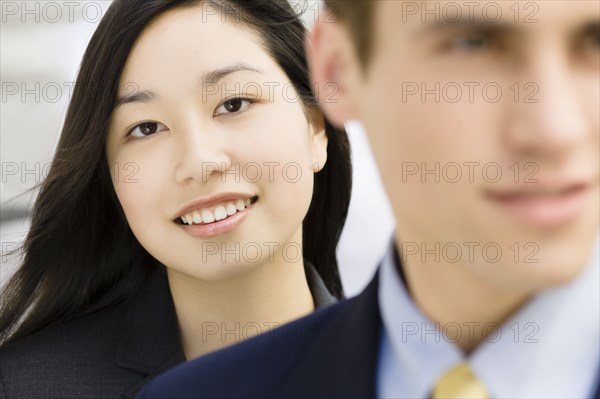 Smiling Japanese businesswoman