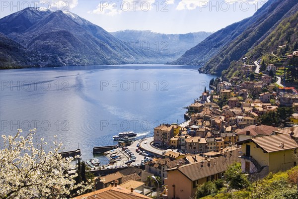 Quaint village on remote lake