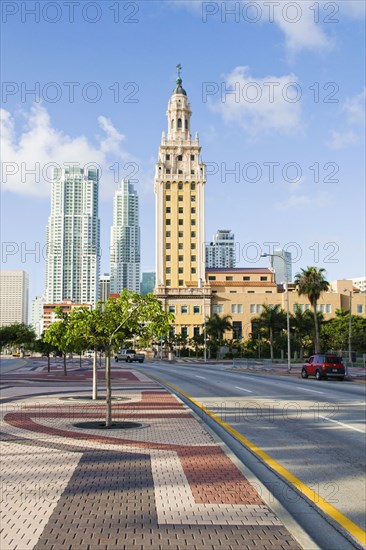 Highrise buildings in urban city