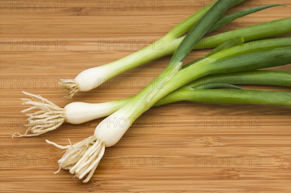 Three green onions